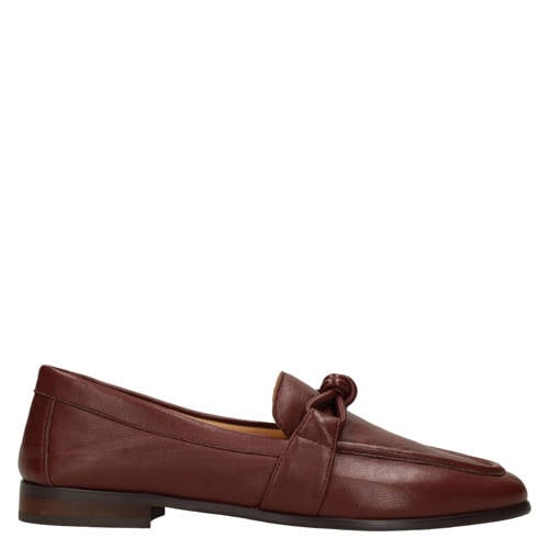 Manfield suède loafers bordeaux