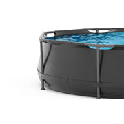 thumbnail: Virtufit  VirtuFit Rond Zwembad - Ø305 x 76 cm - Antraciet - Inclusief Filterpomp
