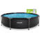 Virtufit  VirtuFit Rond Zwembad - Ø305 x 76 cm - Antraciet - Inclusief Filterpomp