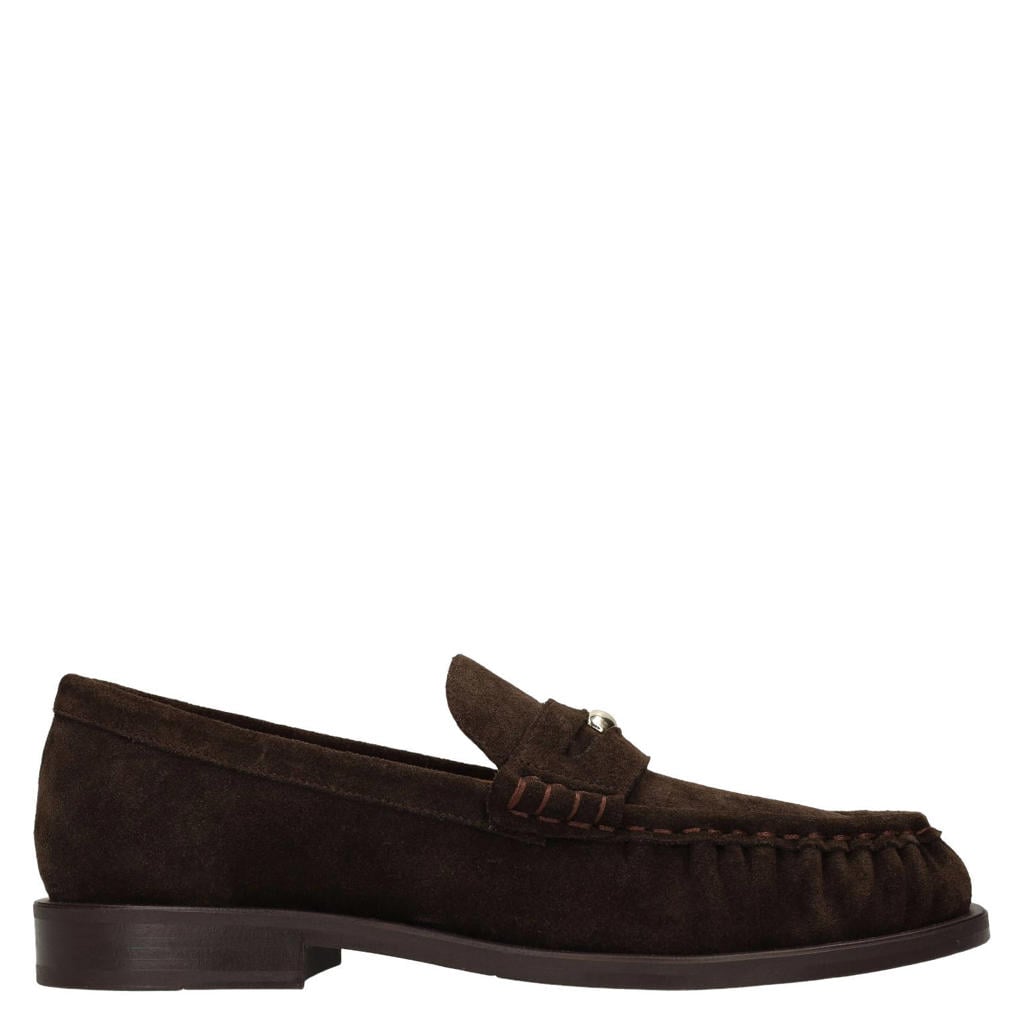 Manfield leren loafers - bruin