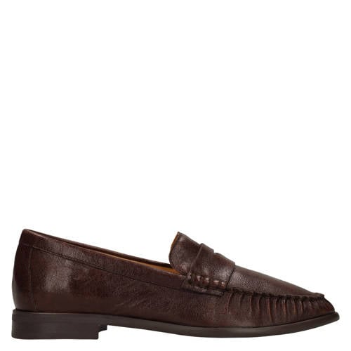Manfield leren loafers bordeaux