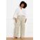 LOLALIZA straight fit gebloemde broek - lichtgroen