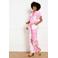 LOLALIZA gebloemde jumpsuit roze