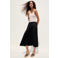 Mango midi rok - zwart