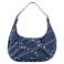 Desigual denim schoudertas blauw