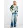 Desigual pullover met print - wit