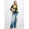 Desigual pullover met print - groen
