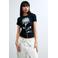 Desigual gebloemd T-shirt - zwart
