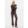 Desigual flared jacquard broek met print - meerkleurig