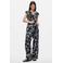 Desigual viscose jumpsuit met print - zwart