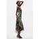 Desigual asymmetrische jurk met print - meerkleurig