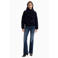 Desigual winterjas met print - blauw