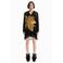 Desigual gebloemde blousejurk - zwart