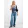 Desigual wide leg jeans - mediumblauw
