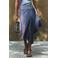 Desigual midi rok met print - blauw