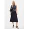 Desigual midi jurk met print - zwart
