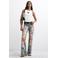 Desigual flared jeans met print - meerkleurig