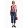 Desigual top met print - roze