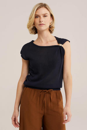 top - donkerblauw