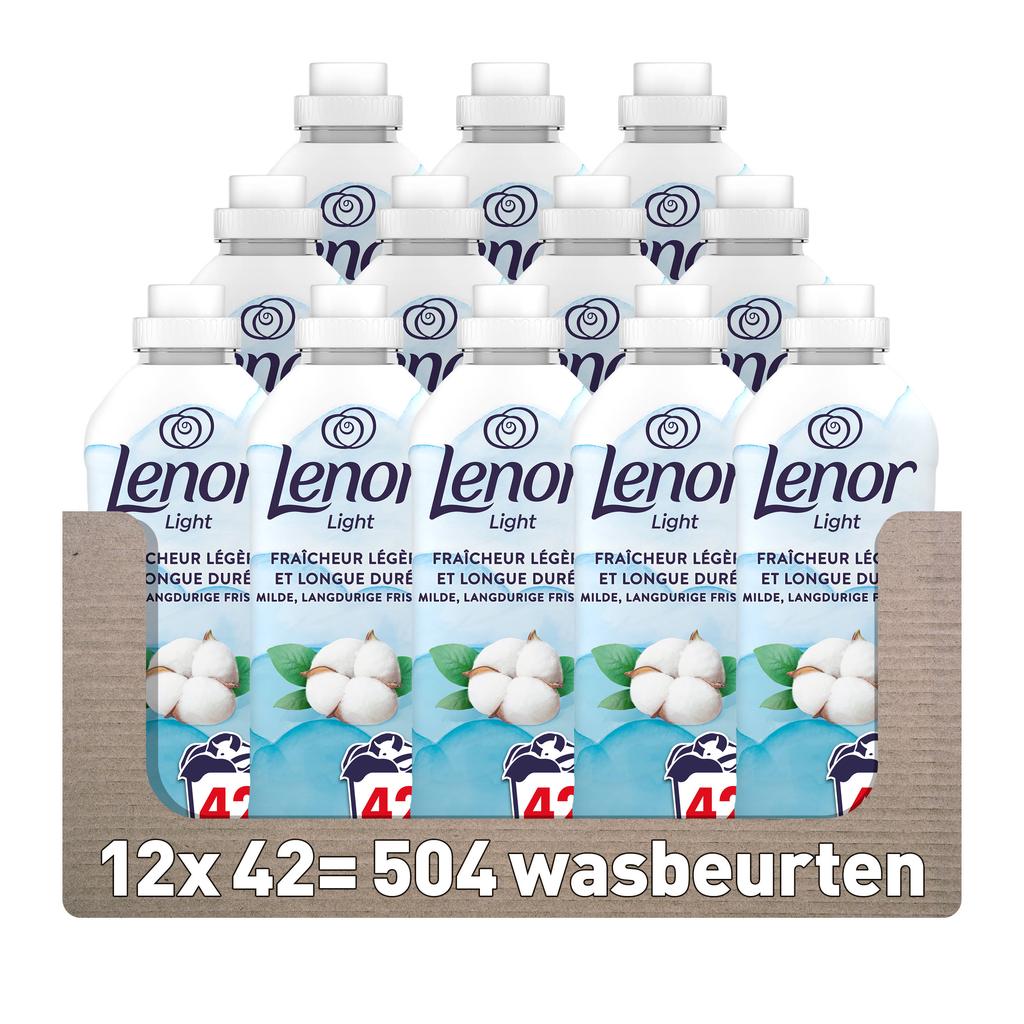 Lenor Light wasverzachter - Katoen - 42 wasbeurten - 504 wasbeurten