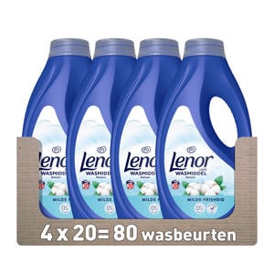 vloeibaar wasmiddel - Katoen - 20 wasbeurten - 80 wasbeurten