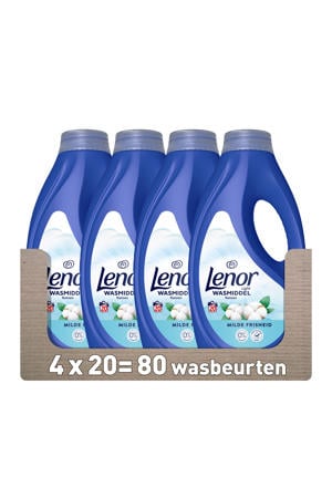 vloeibaar wasmiddel - Katoen - 4 x 20 wasbeurten - 80 wasbeurten