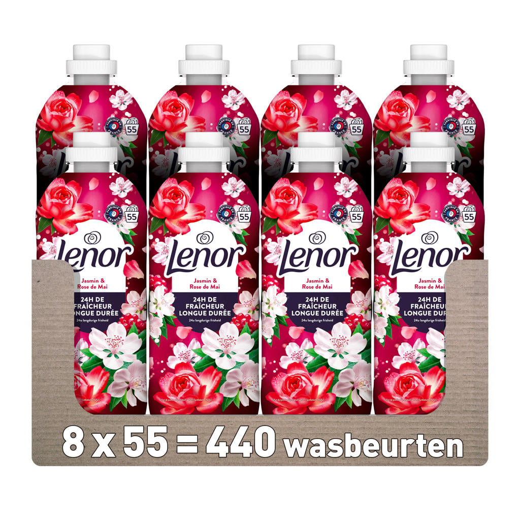Lenor wasverzachter - Jasmijn & Rose de Mai - 55 wasbeurten - 440 wasbeurten