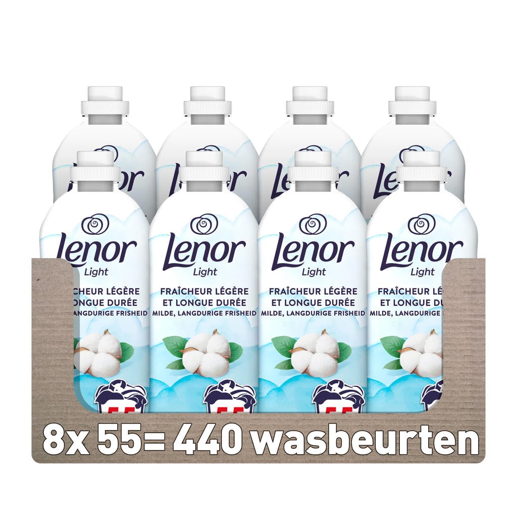 Lenor Light wasverzachter - Katoen - 55 wasbeurten - 440 wasbeurten