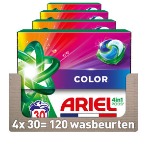 4in1 wasmiddel Pods Kleur - 4 x 30 wasbeurten - 120 wasbeurten