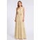 Freebird midi jurk met ceintuur - geel