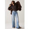 Summum top met glitters - bruin