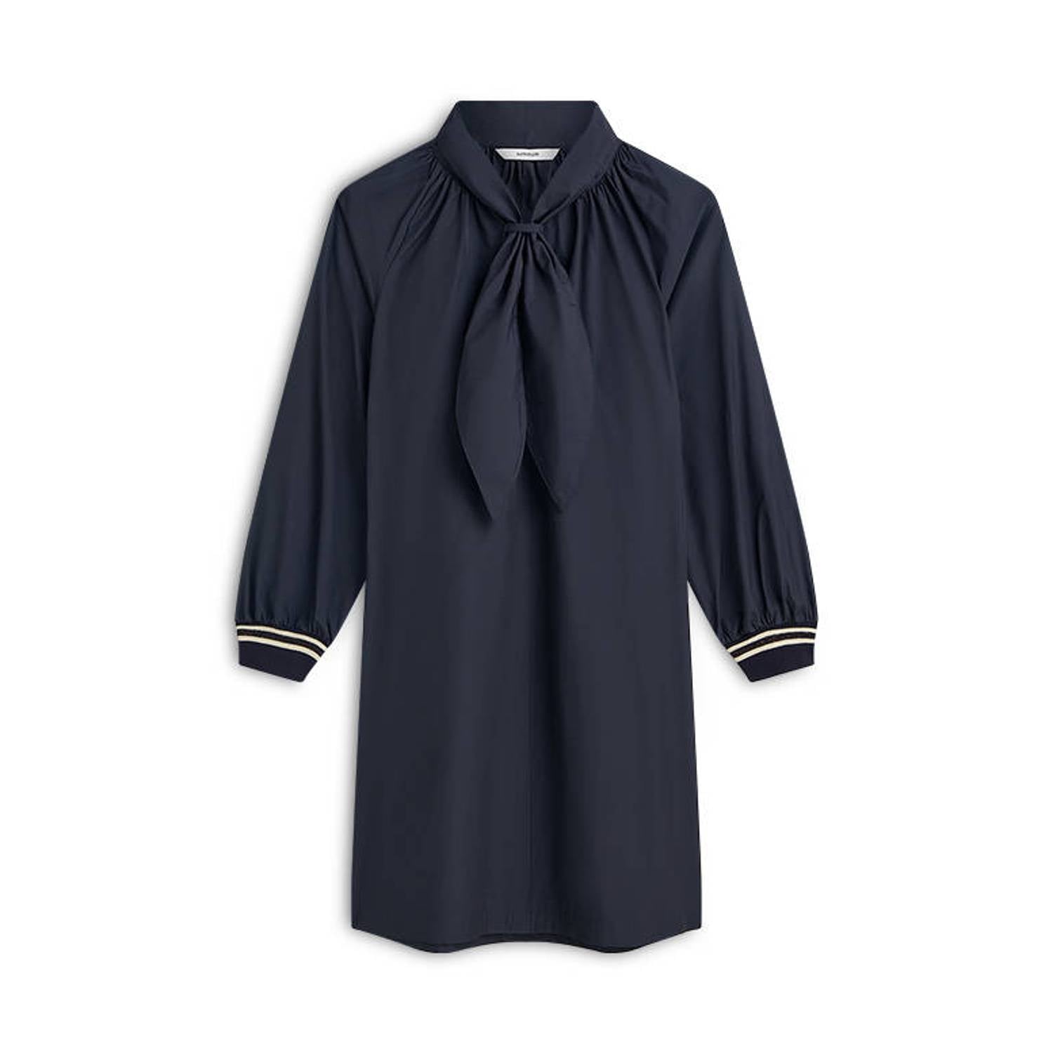 Summum midi jurk donkerblauw