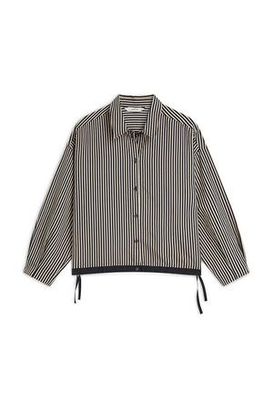 gestreepte blouse - donkerblauw