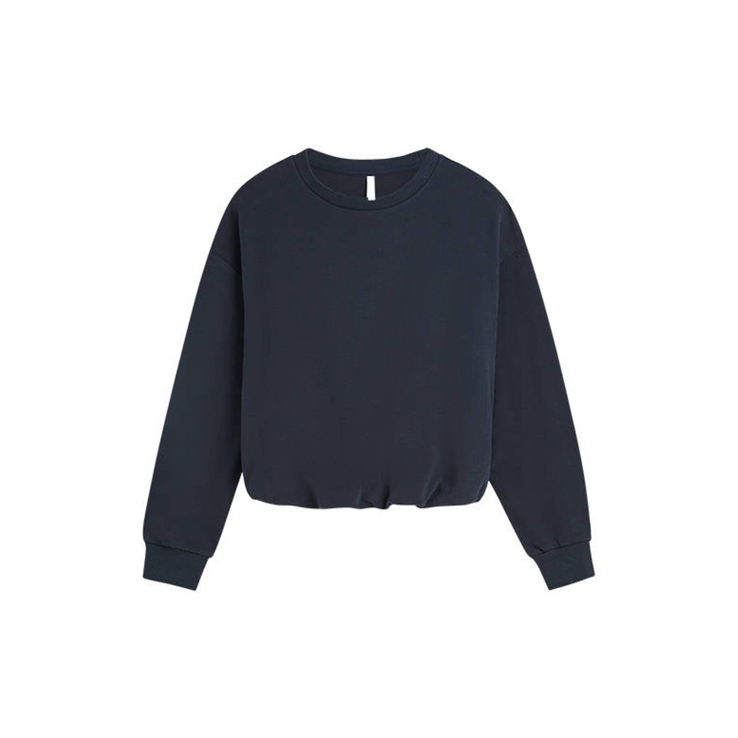 Summum katoenen pullover donkerblauw