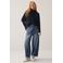 Summum coltrui met wol - donkerblauw
