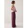 Summum wide leg pantalon - donkerrood