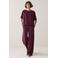 Summum loose fit broek - donkerrood