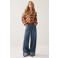 Summum top met print - bruin