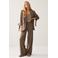 Summum wide leg broek - bruin