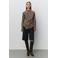 Sofie Schnoor geruite blouse met plooien - bruin