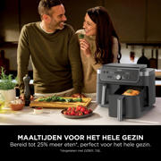 thumbnail: Ninja  DualZone XL 9,5 liter Airfryer met 2 lades - DZ901EU