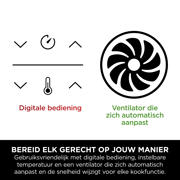 thumbnail: Ninja  DualZone XL 9,5 liter Airfryer met 2 lades - DZ901EU