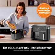 thumbnail: Ninja  DualZone 7,6 liter Airfryer met 2 lades - DZ801EU