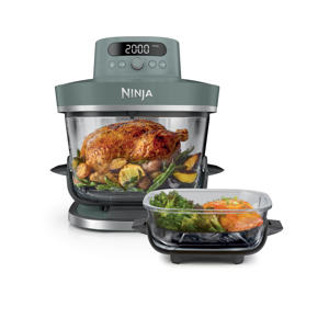 CRISPi PRO 7-in-1 Glazen Airfryer - Groengrijs - AS101EUGY