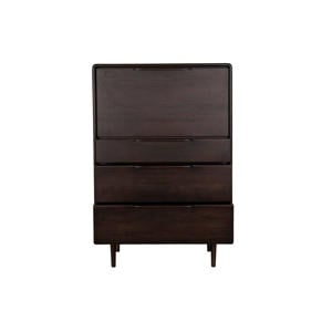 Elroy Ladekast Laag 120 cm Walnootkleur Bruin