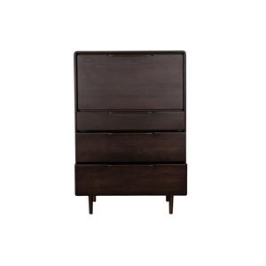  Elroy Ladekast Laag 120 cm Walnootkleur Bruin
