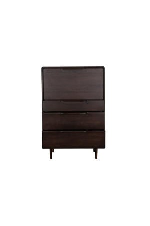 Elroy Ladekast Laag 120 cm Walnootkleur Bruin