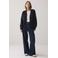 Summum gebreid vest met wol - donkerblauw