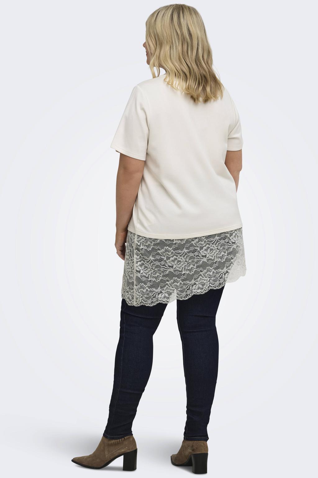 ONLY CARMAKOMA top Plus Size - wit