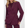 Fifth House getailleerde blazer met ceintuur - aubergine